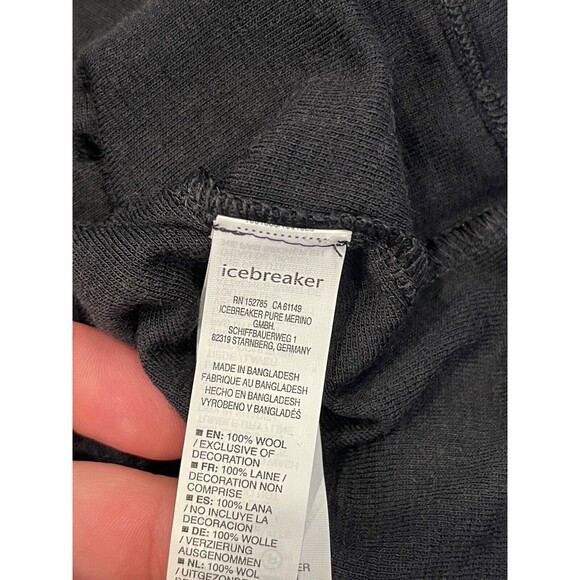 Icebreaker Men's Merino 175 Everyday Long Sleeve Half Zip Thermal Top Siz M CO41 - Picture 7 of 7